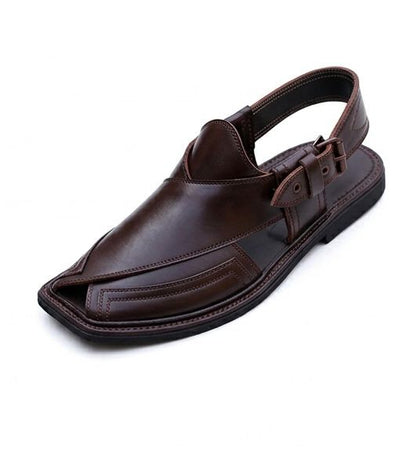 Brown Peshawari Chappal – Tradition Crafted for Modern Style